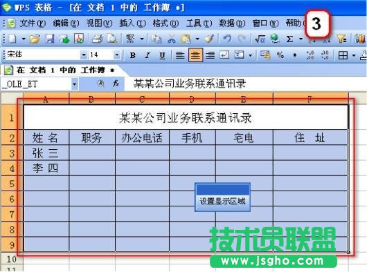 全部設置WPS文字中的表格也保護(2)