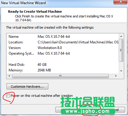 Vmware虛擬機安裝OS X Mountain Lion系統圖文教程