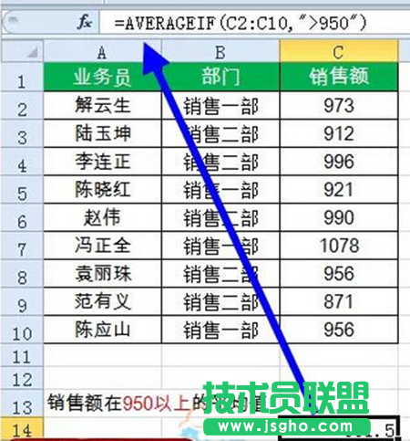 定條件的平均值：