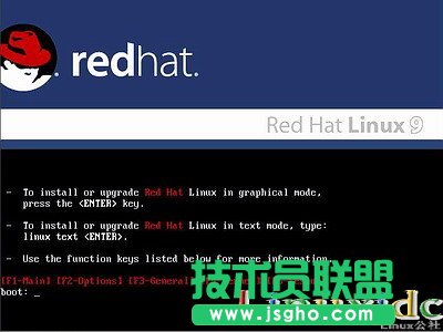 linux安裝教程(紅帽RedHat Linux 9)光盤啟動安裝過程圖解  三聯(lián)