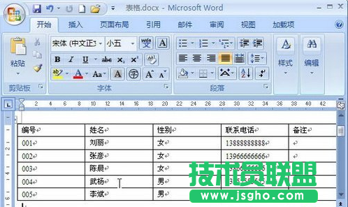 轉(zhuǎn)換生成的表格如圖4所示。