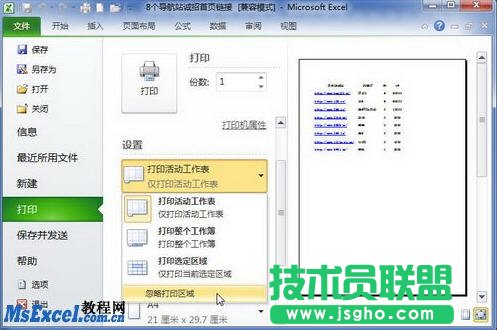 excel2010打印區(qū)域設(shè)置