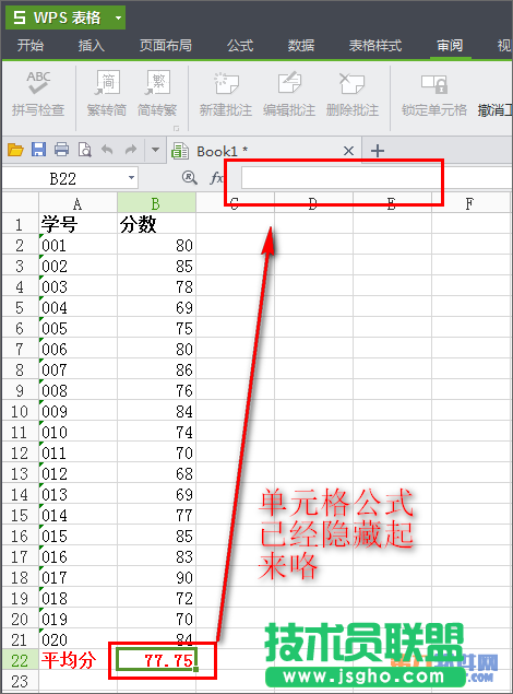 Excel2013 如何隱藏表格中應用的公式