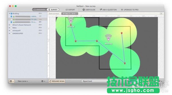 無線監測工具NetSpot for Mac應用怎么樣 三聯