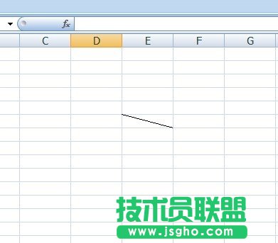 怎樣在excel2007中畫斜線