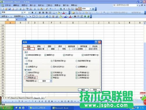 Excel中的網格線怎么取消?