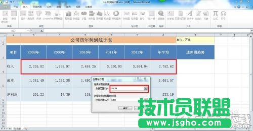 如何在Excel2010中創建迷你圖?
