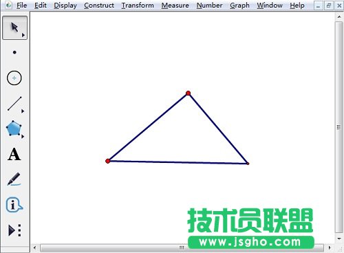 幾何畫板怎樣畫半圓?