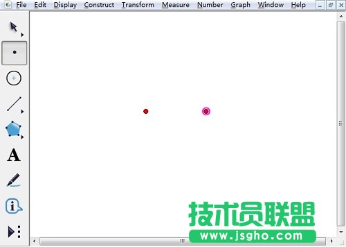 幾何畫板怎樣畫半圓?