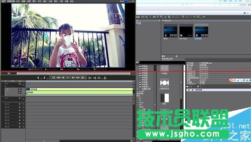 怎么給edius導入的視頻添加上下黑邊框？